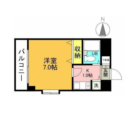 碑文谷壱番館の物件間取画像